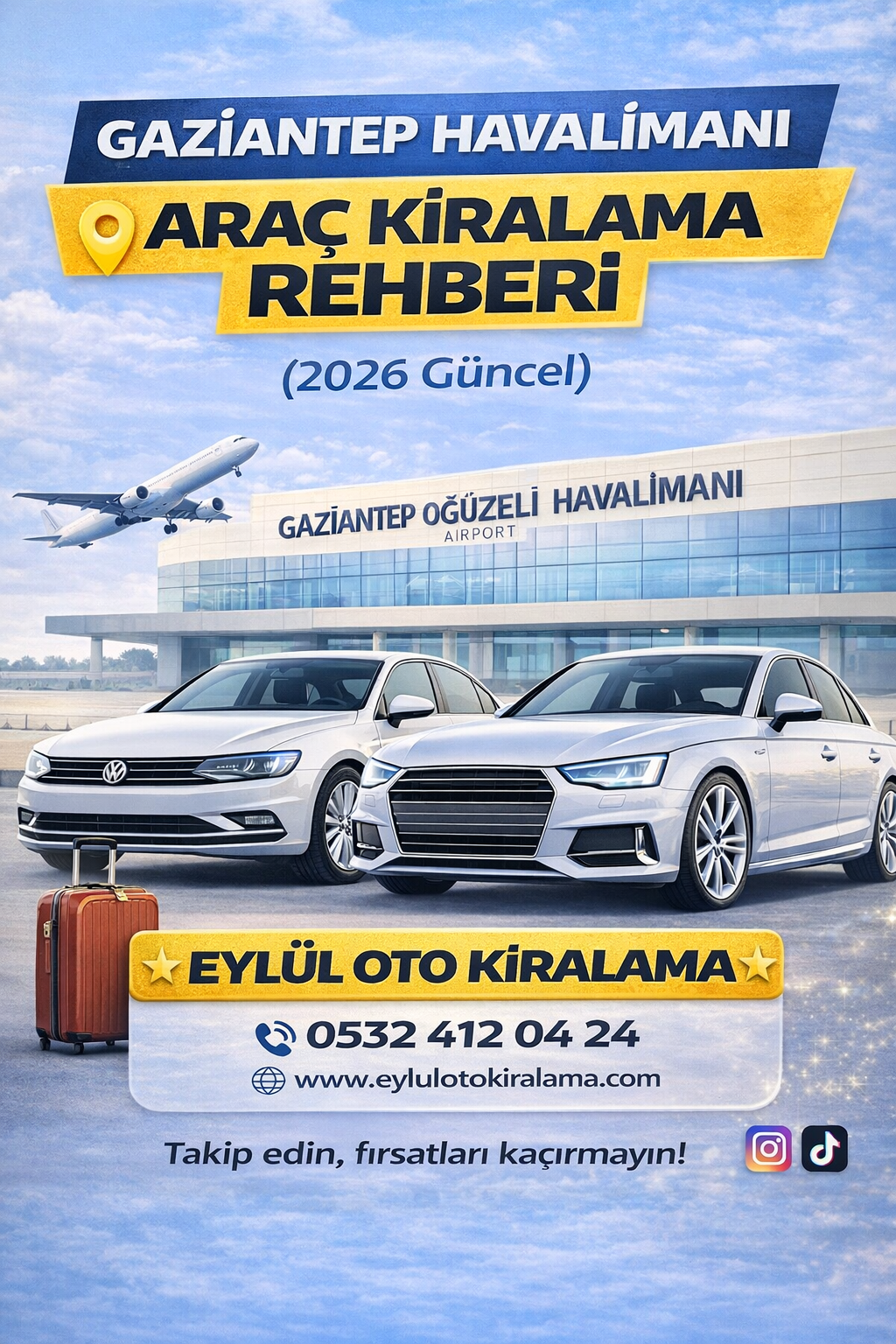 Gaziantep Havalimanı Araç Kiralama Rehberi 2026 Güncel